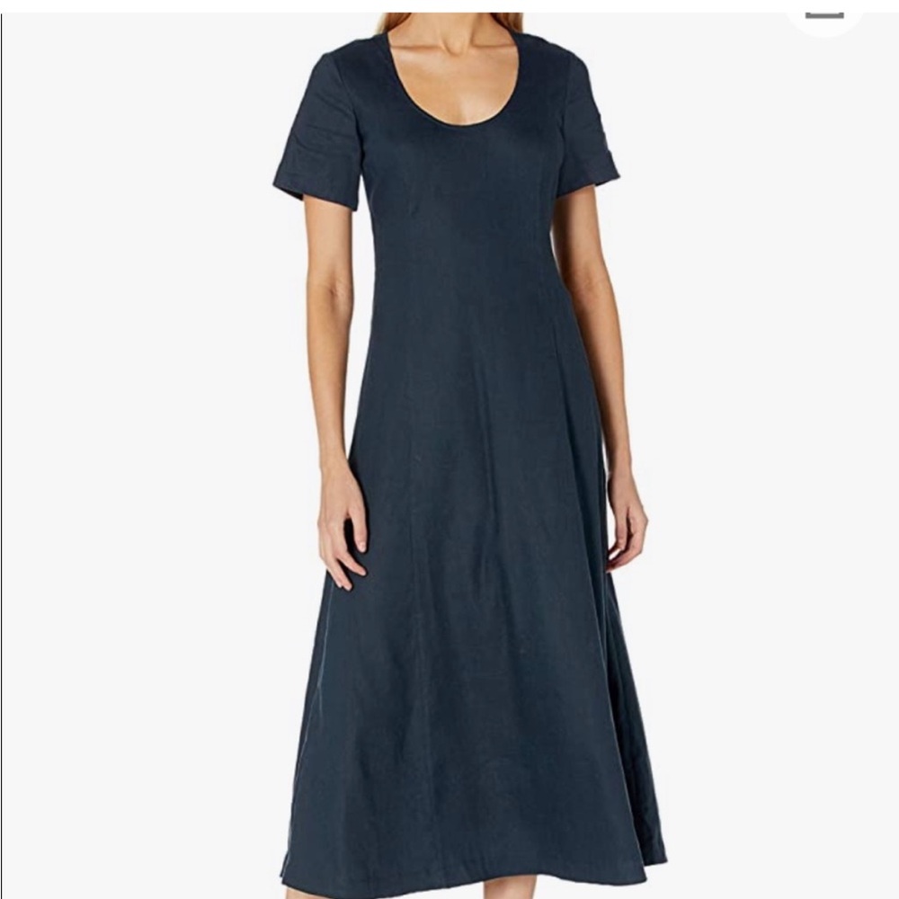 Club Monaco scoop neck midi dress